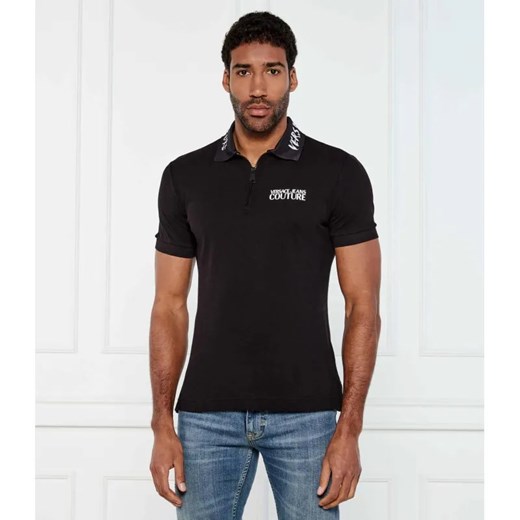 Versace Jeans Couture Polo | Slim Fit | pique ze sklepu Gomez Fashion Store w kategorii T-shirty męskie - zdjęcie 184344810