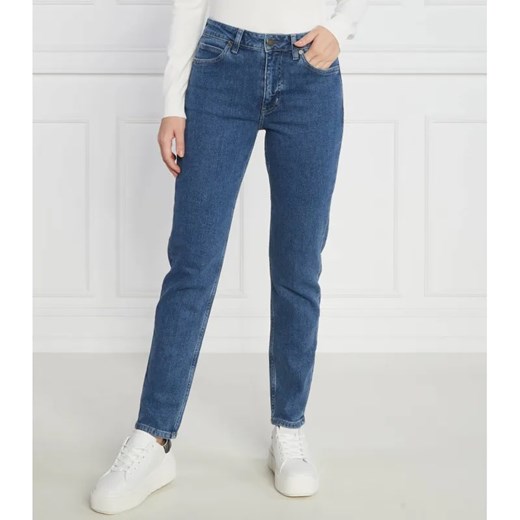 Calvin Klein Jeansy | Slim Fit | mid rise ze sklepu Gomez Fashion Store w kategorii Jeansy damskie - zdjęcie 184344882