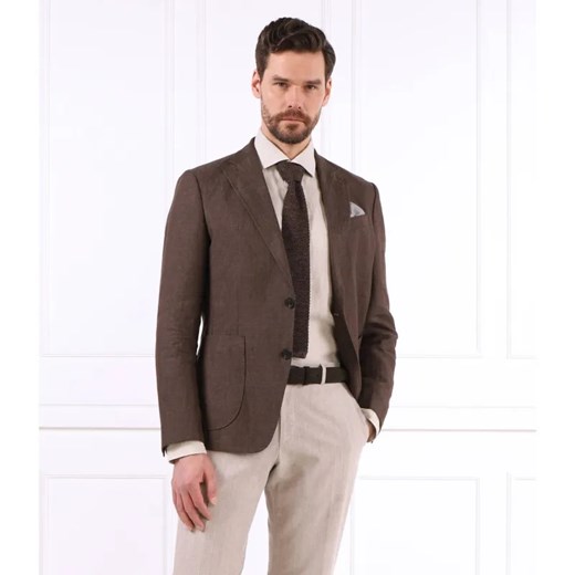 Joop! Lniana marynarka Hoverest | Slim Fit ze sklepu Gomez Fashion Store w kategorii Marynarki męskie - zdjęcie 184344912
