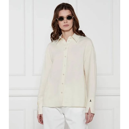 Patrizia Pepe Koszula | Relaxed fit | z dodatkiem lnu ze sklepu Gomez Fashion Store w kategorii Koszule damskie - zdjęcie 184344932