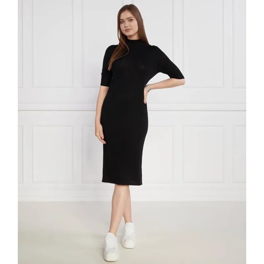 Calvin Klein Wełniana sukienka EXTRA FINE 1/2 SLEEVE ze sklepu Gomez Fashion Store w kategorii Sukienki - zdjęcie 184345110