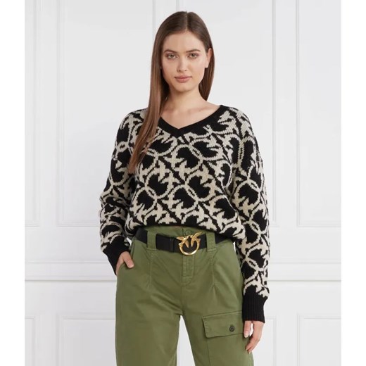 Pinko Wełniany sweter | Regular Fit ze sklepu Gomez Fashion Store w kategorii Swetry damskie - zdjęcie 184345142