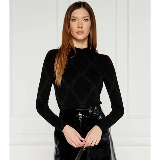 HUGO Sweter | Regular Fit ze sklepu Gomez Fashion Store w kategorii Swetry damskie - zdjęcie 184345231