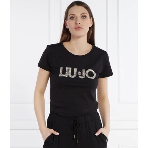 Liu Jo Beachwear T-shirt | Regular Fit ze sklepu Gomez Fashion Store w kategorii Bluzki damskie - zdjęcie 184345240