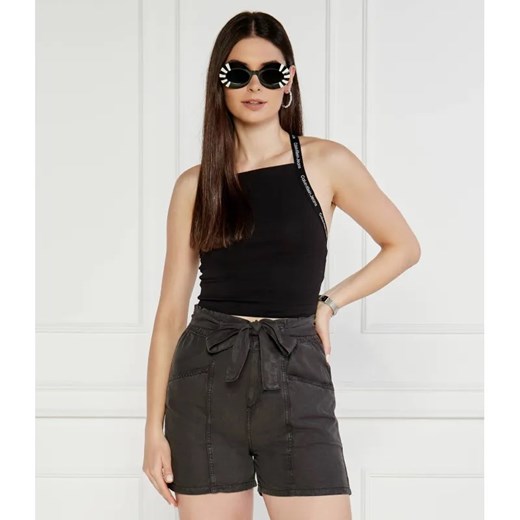 Calvin Klein Jeans Top | Slim Fit ze sklepu Gomez Fashion Store w kategorii Bluzki damskie - zdjęcie 184345241