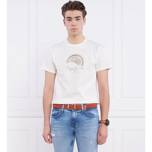 Pepe Jeans London T-shirt RICHMOND | Regular Fit ze sklepu Gomez Fashion Store w kategorii T-shirty męskie - zdjęcie 184345263