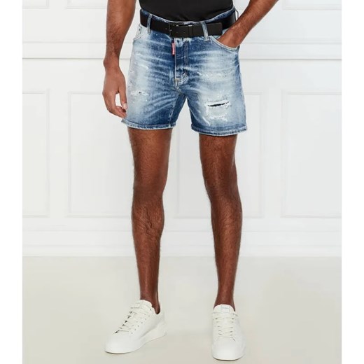Dsquared2 Jeansowe szorty BRO | Regular Fit ze sklepu Gomez Fashion Store w kategorii Spodenki męskie - zdjęcie 184345274