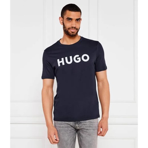 HUGO T-shirt Dulivio | Regular Fit ze sklepu Gomez Fashion Store w kategorii T-shirty męskie - zdjęcie 184345301