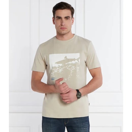BOSS ORANGE T-shirt Te_Sea_horse | Regular Fit ze sklepu Gomez Fashion Store w kategorii T-shirty męskie - zdjęcie 184345322