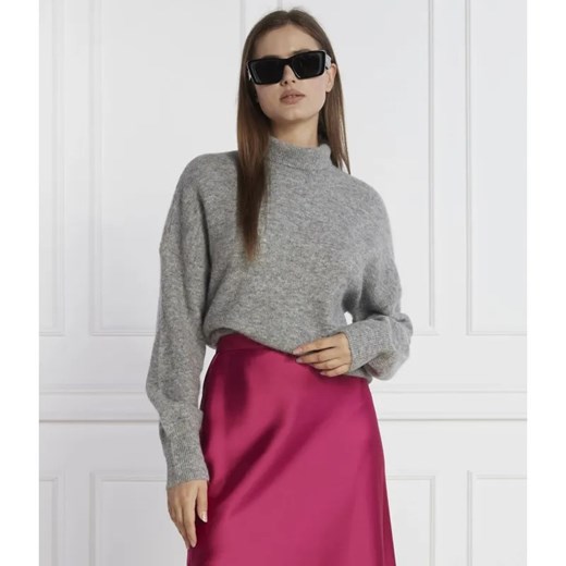 Samsøe Samsøe Wełniany golf | Regular Fit ze sklepu Gomez Fashion Store w kategorii Swetry damskie - zdjęcie 184345323