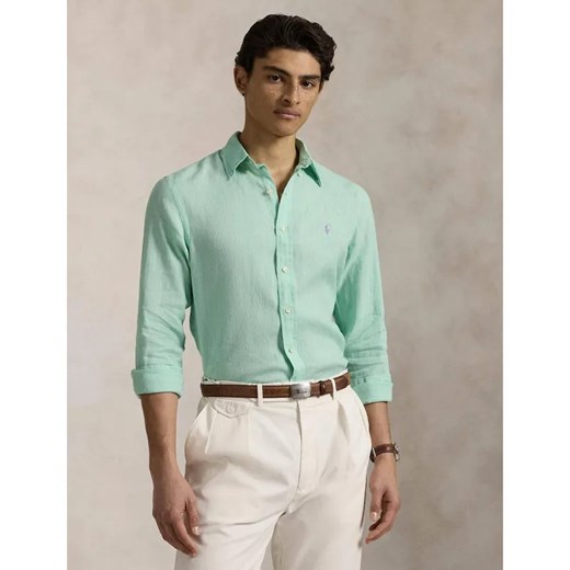 POLO RALPH LAUREN Lniana koszula | Slim Fit ze sklepu Gomez Fashion Store w kategorii Koszule męskie - zdjęcie 184345331