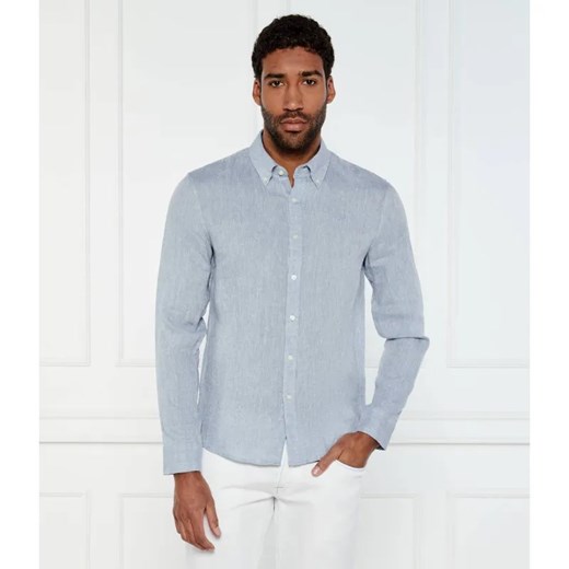 Michael Kors Lniana koszula | Slim Fit ze sklepu Gomez Fashion Store w kategorii Koszule męskie - zdjęcie 184345402
