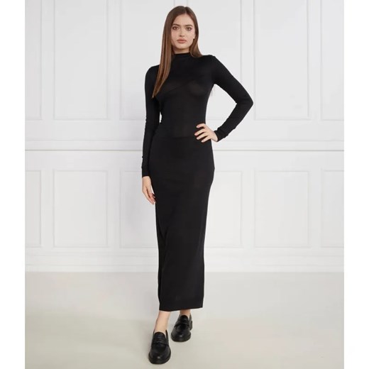 Calvin Klein Sukienka GATHERED WAIST LYOCELL ze sklepu Gomez Fashion Store w kategorii Sukienki - zdjęcie 184345430