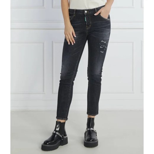 Dsquared2 Jeansy Cool Girl | Regular Fit | high rise ze sklepu Gomez Fashion Store w kategorii Jeansy damskie - zdjęcie 184345462