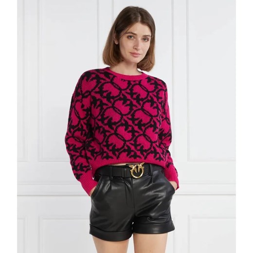 Pinko Wełniany sweter | Regular Fit ze sklepu Gomez Fashion Store w kategorii Swetry damskie - zdjęcie 184345472