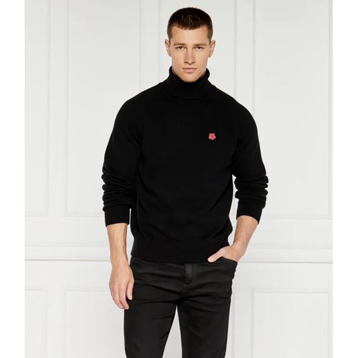 Kenzo Wełniany golf BOKE FLOWER | Comfort fit ze sklepu Gomez Fashion Store w kategorii Swetry męskie - zdjęcie 184345481