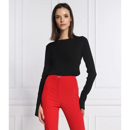Patrizia Pepe Sweter | Regular Fit ze sklepu Gomez Fashion Store w kategorii Swetry damskie - zdjęcie 184345503