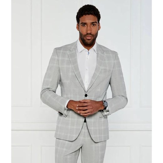 HUGO Marynarka Henry232X | Slim Fit | z dodatkiem wełny ze sklepu Gomez Fashion Store w kategorii Marynarki męskie - zdjęcie 184345522