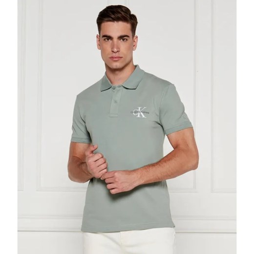 Calvin Klein Jeans Polo | Regular Fit ze sklepu Gomez Fashion Store w kategorii T-shirty męskie - zdjęcie 184345614