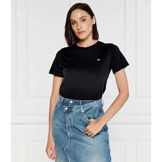 Gant T-shirt REG SHIELD | Regular Fit ze sklepu Gomez Fashion Store w kategorii Bluzki damskie - zdjęcie 184345650