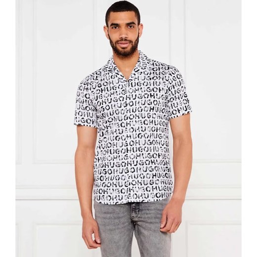 HUGO Koszula Ellino | Straight fit ze sklepu Gomez Fashion Store w kategorii Koszule męskie - zdjęcie 184345671