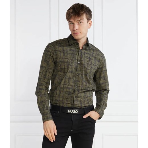 HUGO Koszula Ermo | Slim Fit ze sklepu Gomez Fashion Store w kategorii Koszule męskie - zdjęcie 184345742