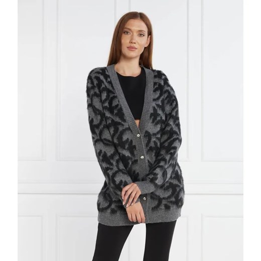 Pinko Kardigan | Oversize fit | z dodatkiem wełny ze sklepu Gomez Fashion Store w kategorii Swetry damskie - zdjęcie 184345833