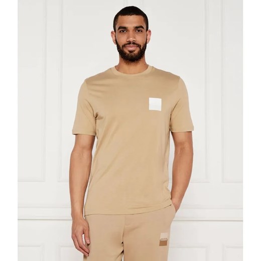 HUGO T-shirt Dapusi | Regular Fit ze sklepu Gomez Fashion Store w kategorii T-shirty męskie - zdjęcie 184345844