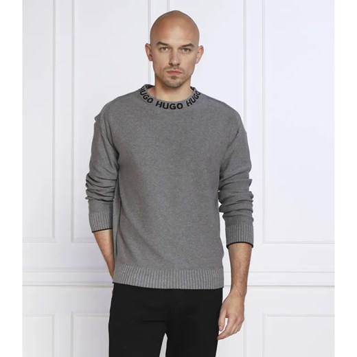 HUGO Sweter Smarlo | Oversize fit M okazja Gomez Fashion Store