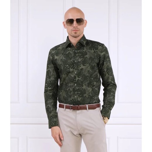 BOSS BLACK Koszula C-HAL-kent-C1-223 | Casual fit | z dodatkiem lnu ze sklepu Gomez Fashion Store w kategorii Koszule męskie - zdjęcie 184345862