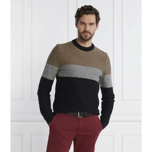 BOSS BLACK Wełniany sweter Marameo | Regular Fit ze sklepu Gomez Fashion Store w kategorii Swetry męskie - zdjęcie 184345922