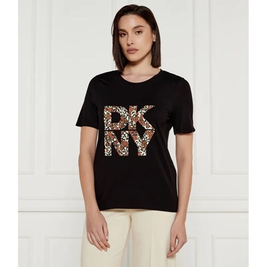 DKNY T-shirt | Regular Fit ze sklepu Gomez Fashion Store w kategorii Bluzki damskie - zdjęcie 184345931