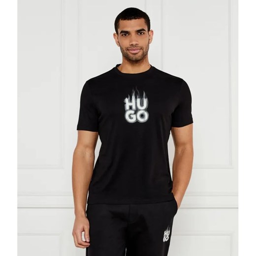 HUGO T-shirt Dalayer | Regular Fit ze sklepu Gomez Fashion Store w kategorii T-shirty męskie - zdjęcie 184345934