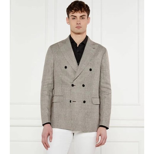 Oscar Jacobson Marynarka Farris | Regular Fit | z dodatkiem lnu ze sklepu Gomez Fashion Store w kategorii Marynarki męskie - zdjęcie 184345990