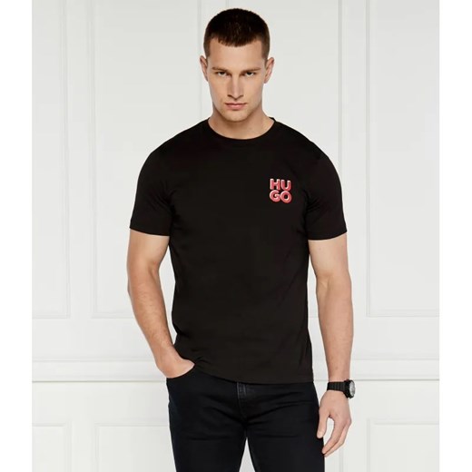 HUGO T-shirt | Regular Fit ze sklepu Gomez Fashion Store w kategorii T-shirty męskie - zdjęcie 184346013