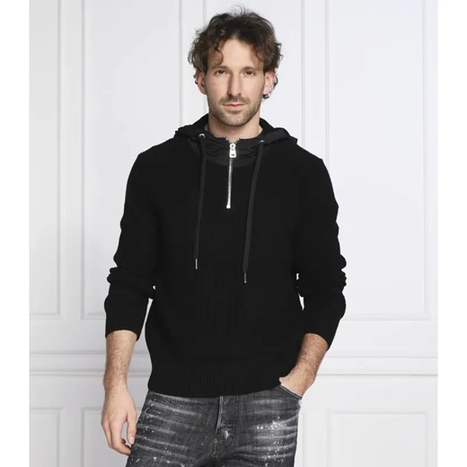 HUGO Bluza Shoobro | Regular Fit | z dodatkiem wełny ze sklepu Gomez Fashion Store w kategorii Bluzy męskie - zdjęcie 184346022