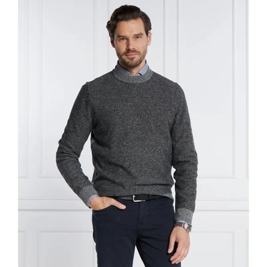 BOSS BLACK Wełniany sweter Marameo | Regular Fit ze sklepu Gomez Fashion Store w kategorii Swetry męskie - zdjęcie 184346142