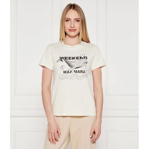 Weekend MaxMara T-shirt GUGLIA | Regular Fit ze sklepu Gomez Fashion Store w kategorii Bluzki damskie - zdjęcie 184346211