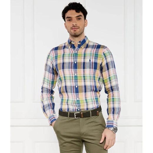 POLO RALPH LAUREN Lniana koszula | Custom fit Polo Ralph Lauren M okazyjna cena Gomez Fashion Store
