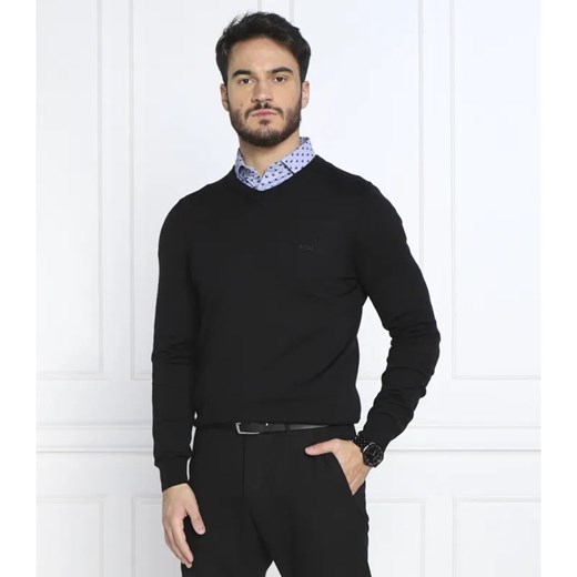 BOSS BLACK Wełniany sweter Baram-L | Regular Fit ze sklepu Gomez Fashion Store w kategorii Swetry męskie - zdjęcie 184346330