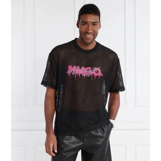 HUGO T-shirt dstaros | Oversize fit ze sklepu Gomez Fashion Store w kategorii T-shirty męskie - zdjęcie 184346344