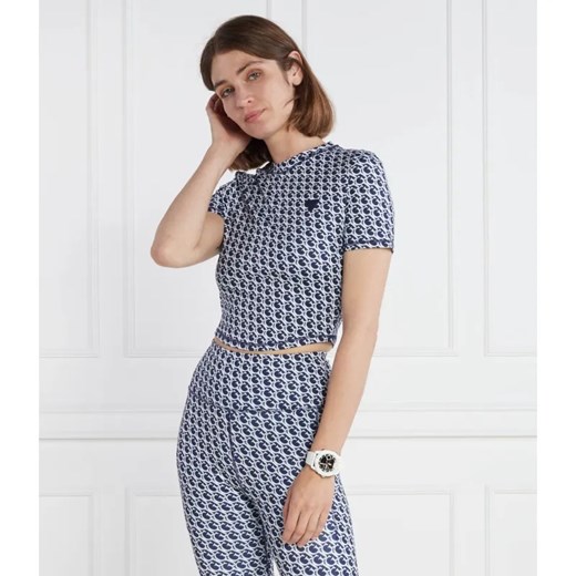 GUESS ACTIVE T-shirt LOGOMANIA | Cropped Fit ze sklepu Gomez Fashion Store w kategorii Bluzki damskie - zdjęcie 184346420
