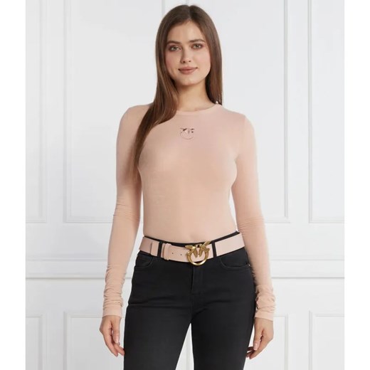 Pinko Bluzka | Slim Fit | z dodatkiem kaszmiru ze sklepu Gomez Fashion Store w kategorii Bluzki damskie - zdjęcie 184346444