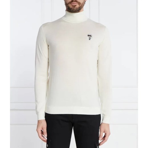 Karl Lagerfeld Wełniany golf | Regular Fit ze sklepu Gomez Fashion Store w kategorii Swetry męskie - zdjęcie 184346510