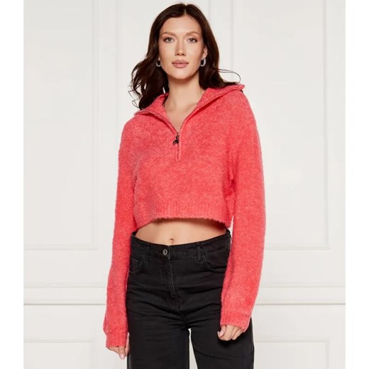 Patrizia Pepe Sweter | Cropped Fit | z dodatkiem wełny ze sklepu Gomez Fashion Store w kategorii Swetry damskie - zdjęcie 184346561