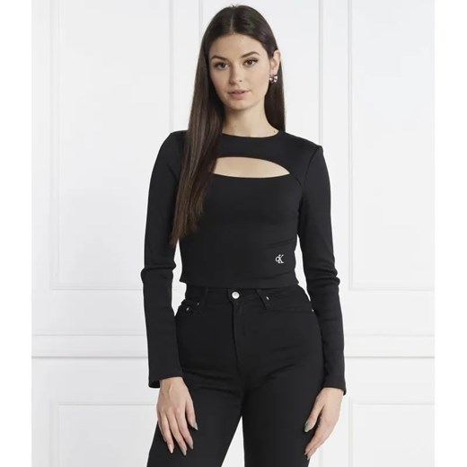 Calvin Klein Jeans Bluzka | Comfort fit ze sklepu Gomez Fashion Store w kategorii Bluzki damskie - zdjęcie 184346611
