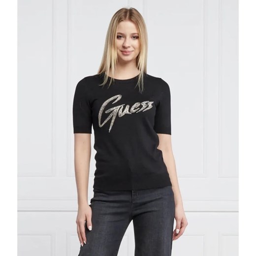 GUESS Sweter ODETTA | Slim Fit ze sklepu Gomez Fashion Store w kategorii Swetry damskie - zdjęcie 184346693