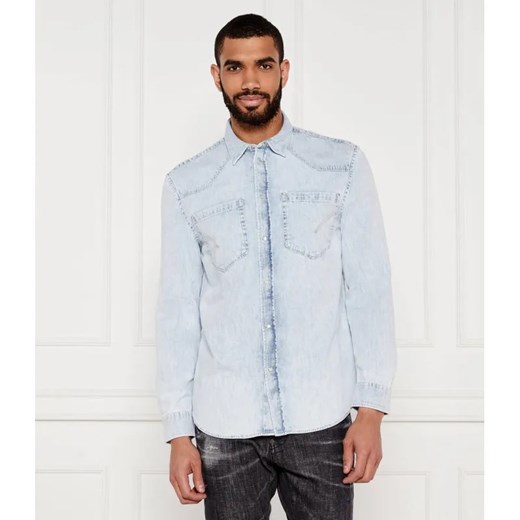 DONDUP - made in Italy Jeansowa koszula | Regular Fit ze sklepu Gomez Fashion Store w kategorii Koszule męskie - zdjęcie 184346704