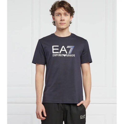 EA7 T-shirt | Regular Fit ze sklepu Gomez Fashion Store w kategorii T-shirty męskie - zdjęcie 184346714