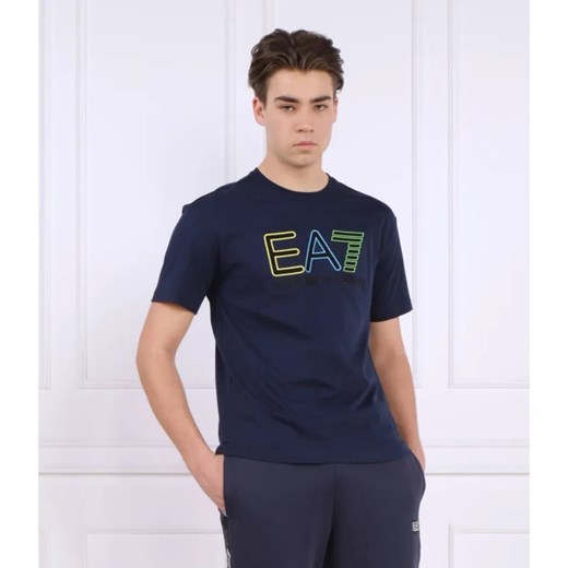 EA7 T-shirt | Regular Fit ze sklepu Gomez Fashion Store w kategorii T-shirty męskie - zdjęcie 184346751